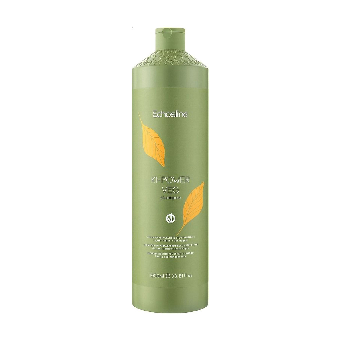 Шампунь Echosline Ki-Power Veg Shampoo для реконструкції пошкодженого волосся, 1 л